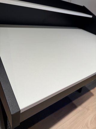 Escritorio Plegable Negro y Blanco