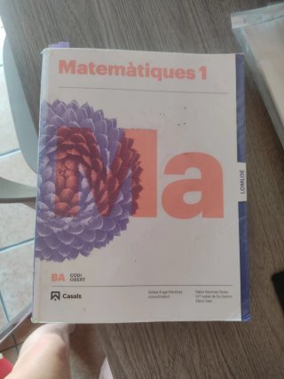 Matemàtiques 1 BA LOMLOE