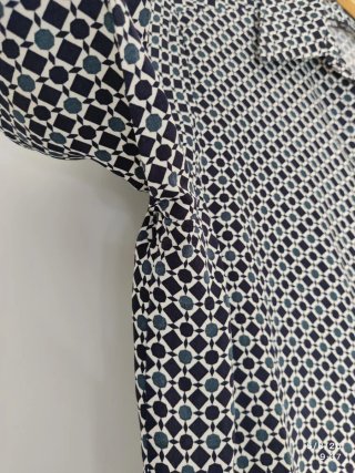 Blusa Zara fluida estampada