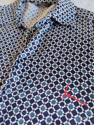 Blusa Zara fluida estampada