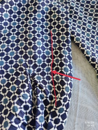 Blusa Zara fluida estampada
