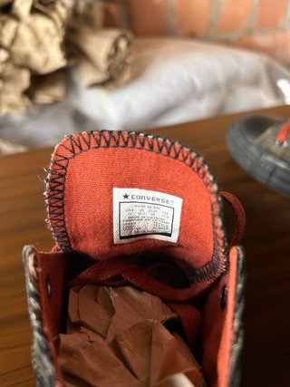 Converse All Star bimba fantasia scozzese