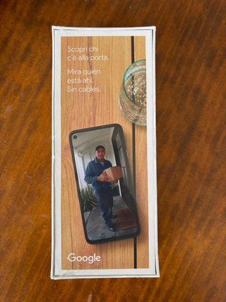 Google Nest Doorbell Timbre Inteligente con Cámara
