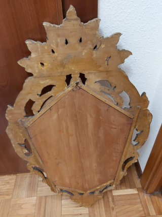 Espejo Barroco Dorado 90x55