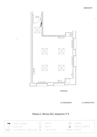 Oficina en alquiler en La Almozara en Zaragoza