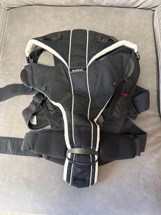 Mochila Portabebés BabyBjorn Negra
