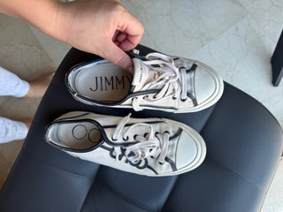 Zapatillas Jimmy Choo Blancas y Negras