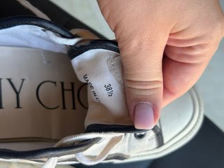 Zapatillas Jimmy Choo Blancas y Negras