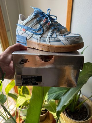 Nike Rubber Dunk Off-White Azul Plata