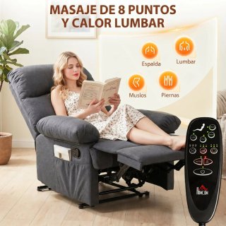 Sillón Relax Reclinable Masaje 8 Puntos