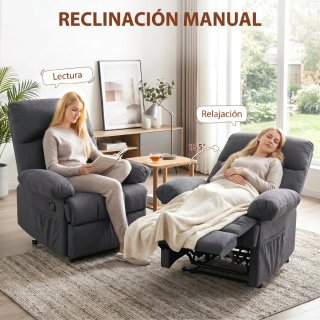 Sillón Relax Reclinable Masaje 8 Puntos
