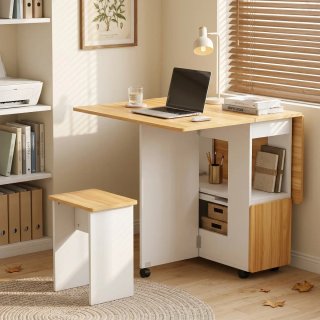 Mesa Comedor Plegable + 4 Taburetes