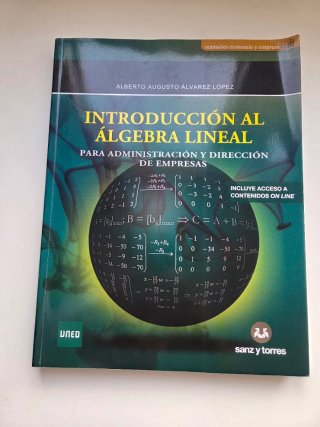 Introducción al álgebra lineal ADE UNED
