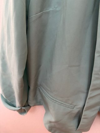 Blazer Suiteblanco Talla M Color Teal