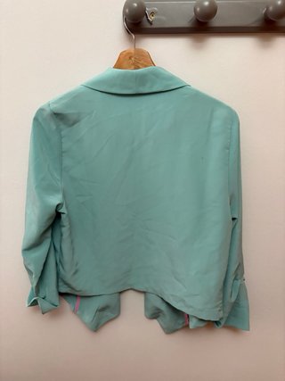 Blazer Suiteblanco Talla M Color Teal