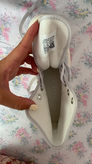 Converse plataforma grises talla 36
