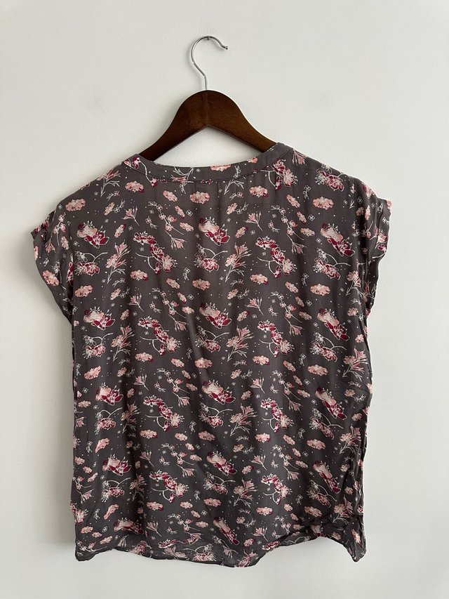 Blusa Jean Pascale floral viscosa Talla M