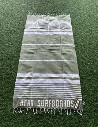 Telo mare Bear Surfboards cotone 180x80