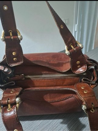 Borsa The Bridge vera pelle marrone