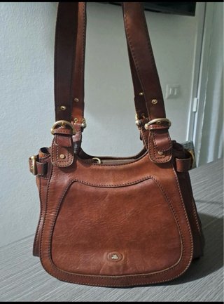 Borsa The Bridge vera pelle marrone
