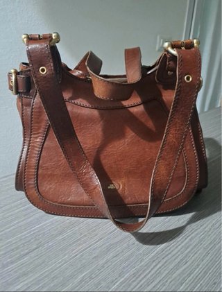 Borsa The Bridge vera pelle marrone