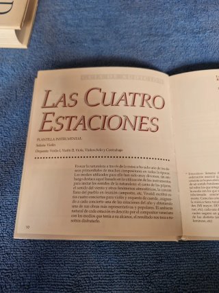 CD con libro Vivaldi - Las 4 Estaciones