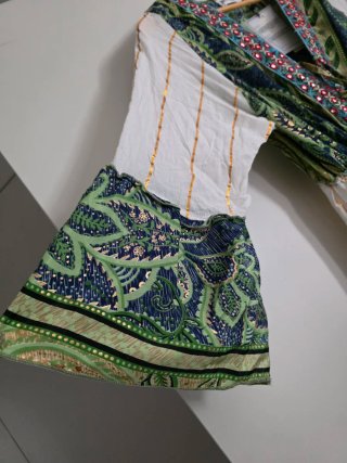 Abito lungo Moda D'Amare sfumature verde