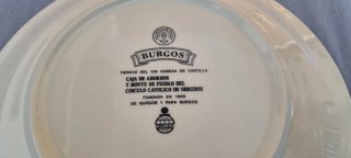 Plato Decorativo Burgos