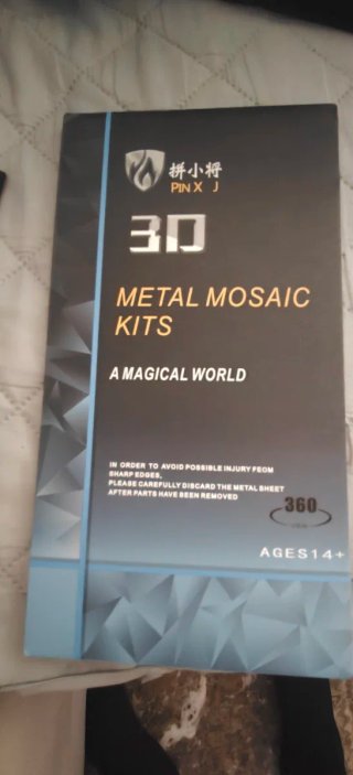 Puzzle 3D Metal Moto y Coche