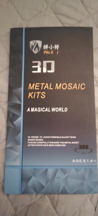 Puzzle 3D Metal Moto y Coche