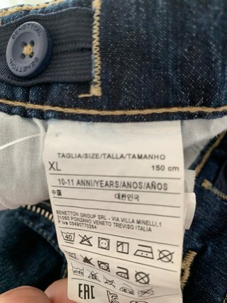 Pantalones cortos tejanos niño talla 10