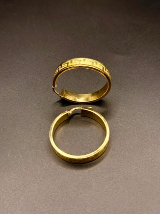 Pendientes de Oro tipo Aro Versace 4.54GR