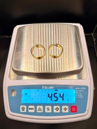 Pendientes de Oro tipo Aro Versace 4.54GR