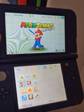 Mario Tennis Open 3DS completo Esp