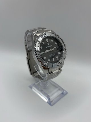 Orologio in Acciaio Inox Poedagar Silver Gray
