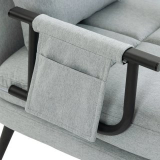 Sillón Cama Plegable 3 en 1 Tapizado Lino