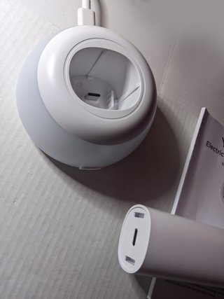 Racchetta Zapper Insetti Base Ricarica RGB Bianca