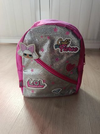 Mochila LOL Surprise Rosa y Plateada
