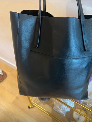 Bolso shopper Piel ROBERTO VERINO  Negro