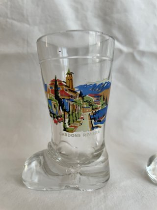 Bicchierini shot a forma di stivale
