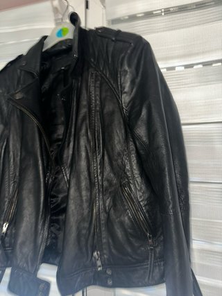 Chaqueta de cuero de cordero