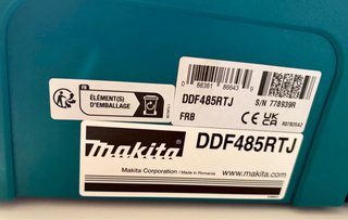 Taladro Makita DDF485RTJ 2x5Ah Original Makpac