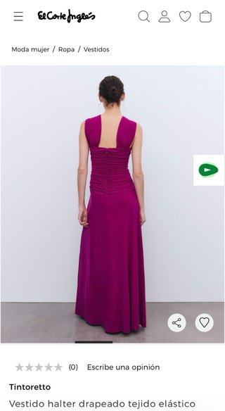 Vestido Tintoretto Buganvilla Talla M