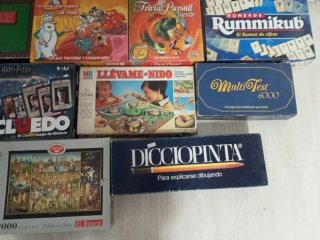 Lote Juegos de Mesa: Scrabble, Cluedo, Rummikub