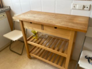 Carrito cocina IKEA Förhöja abedul