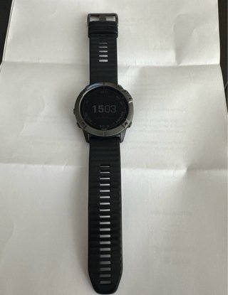 Garmin Fenix 6 Pro Solar Negro/Plata