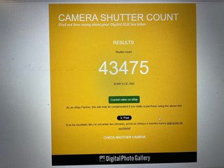 Sony A7 III Cámara Mirrorless + caja, bateria, sd