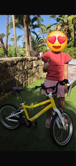 Bicicleta Woom Go 3 Amarilla