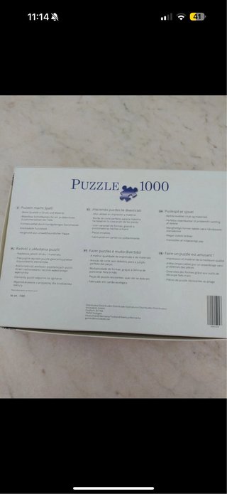 Puzzle 1000 piezas perro cesta