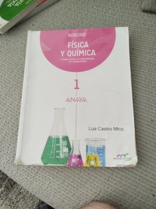Física y química 1o Bachillerato